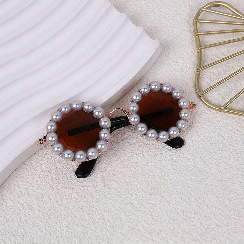 Pet Pearl Sunglasses Costume for Dogs and Cats