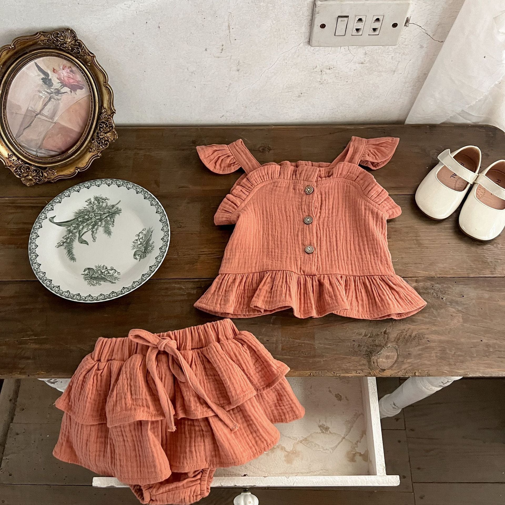 Girls' Western Style Fashion Outfit for Children