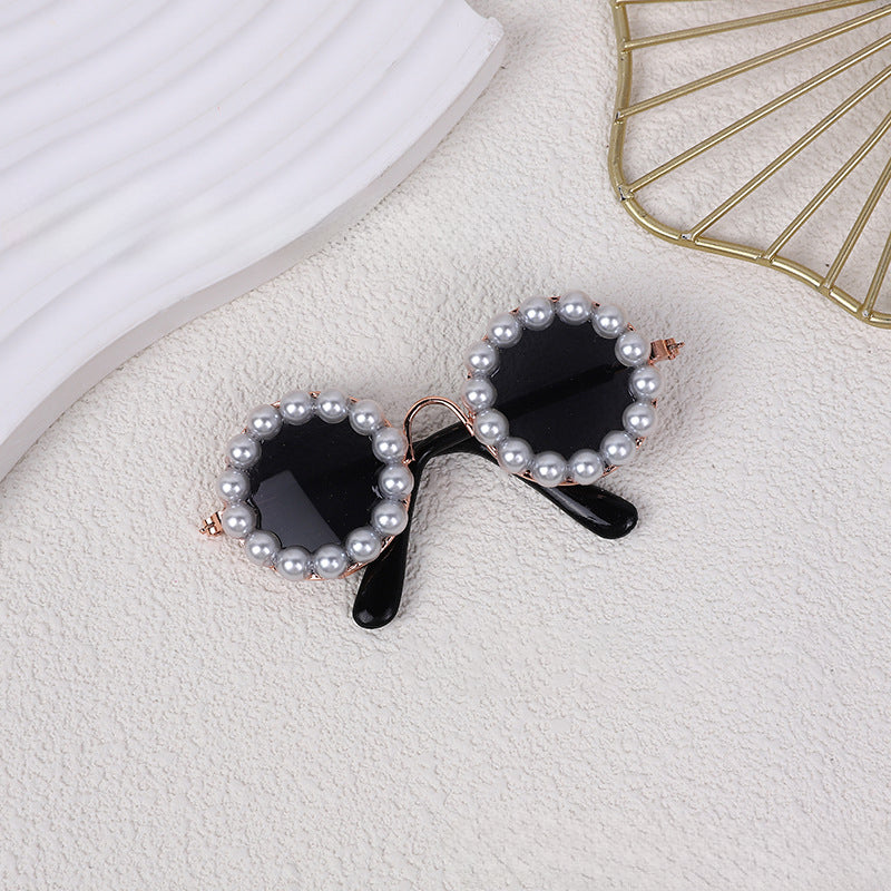 Pet Pearl Sunglasses Costume for Dogs and Cats