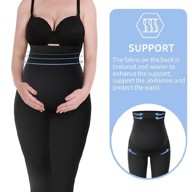 Women's High Waist Maternity Leggings Pregnancy Pants