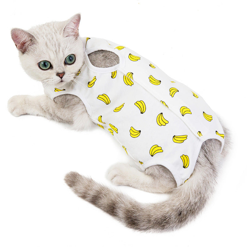 Thin Summer Cat Clothes Anti-Licking Pet Clothing