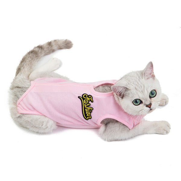 Thin Summer Cat Clothes Anti-Licking Pet Clothing