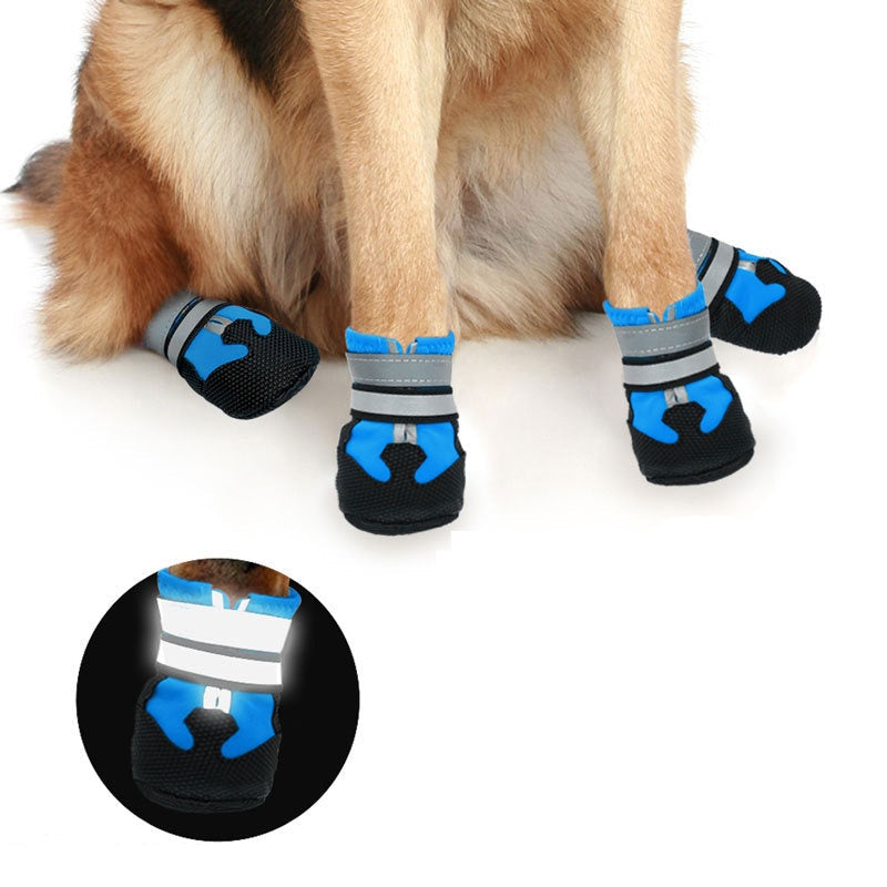Water-Resistant Non-Slip Dog Boots for Large Dogs