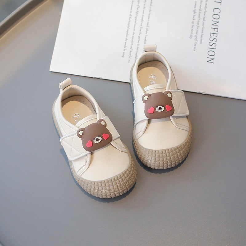 Children's Casual Velcro Canvas Shoes for Everyday Wear
