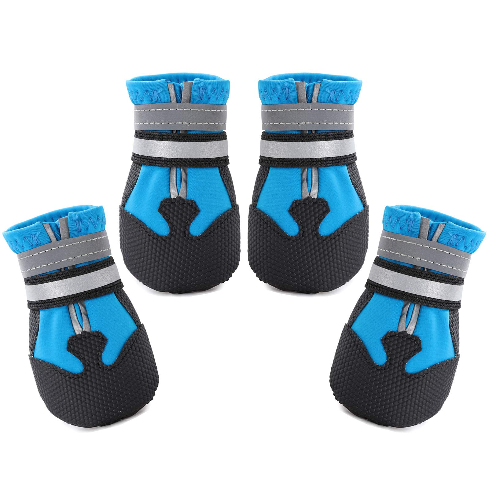 Water-Resistant Non-Slip Dog Boots for Large Dogs