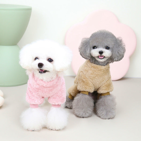 Tricolor Four-Leg Dog Sweater Winter Warm Clothing