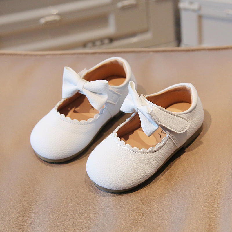 Butterfly Princess Dress Shoes with Non-Slip Rubber Sole