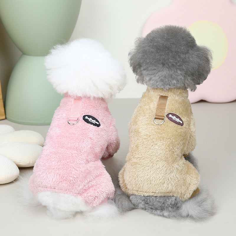 Tricolor Four-Leg Dog Sweater Winter Warm Clothing
