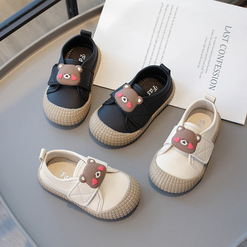 Children's Casual Velcro Canvas Shoes for Everyday Wear