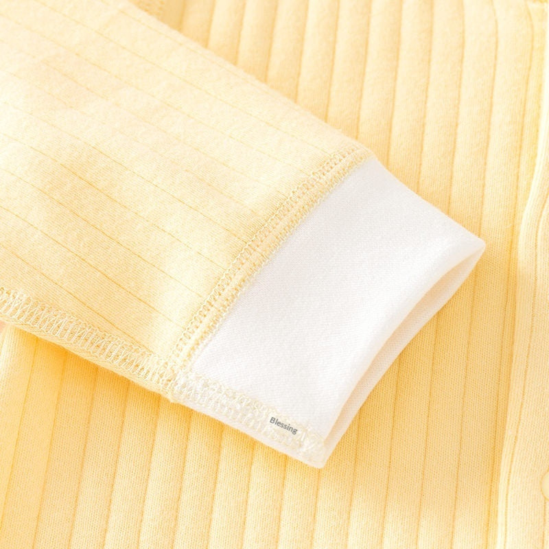 Pure Cotton Seamless Baby Onesie Winter Crawling Suit