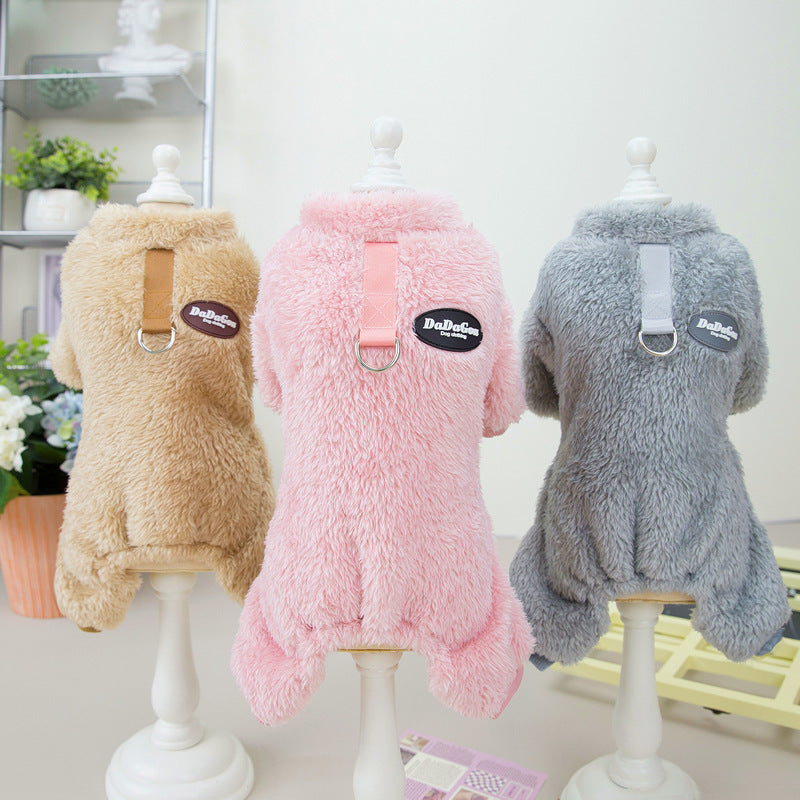 Tricolor Four-Leg Dog Sweater Winter Warm Clothing