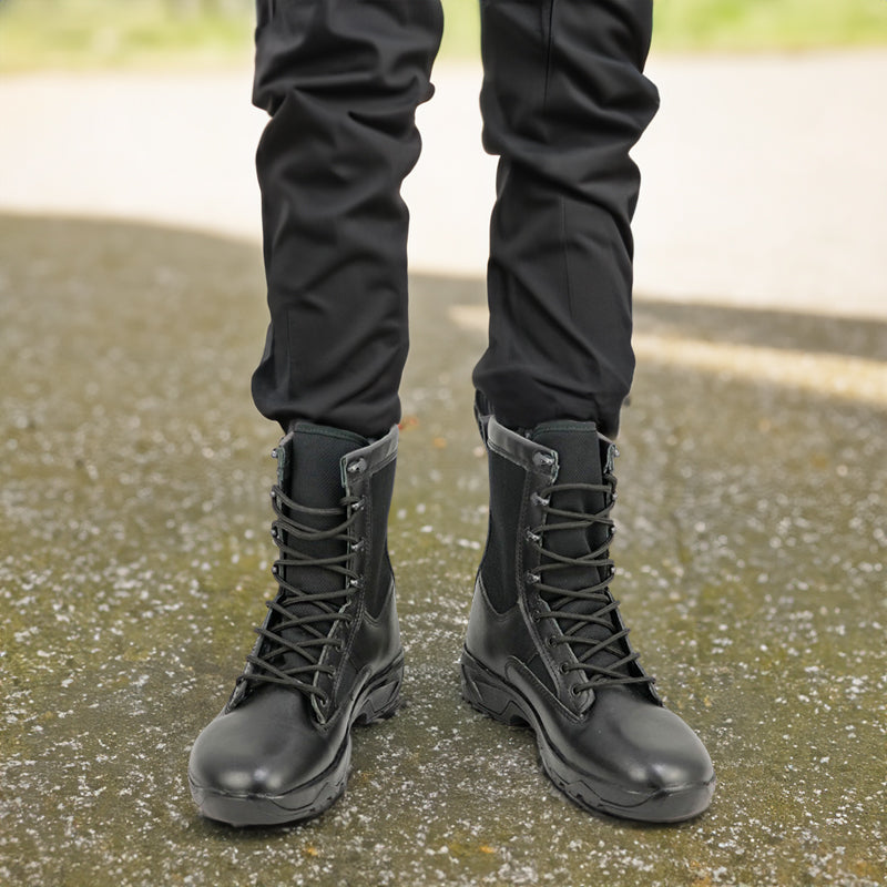2.0 Genuine Leather Tactical Combat Boots Men