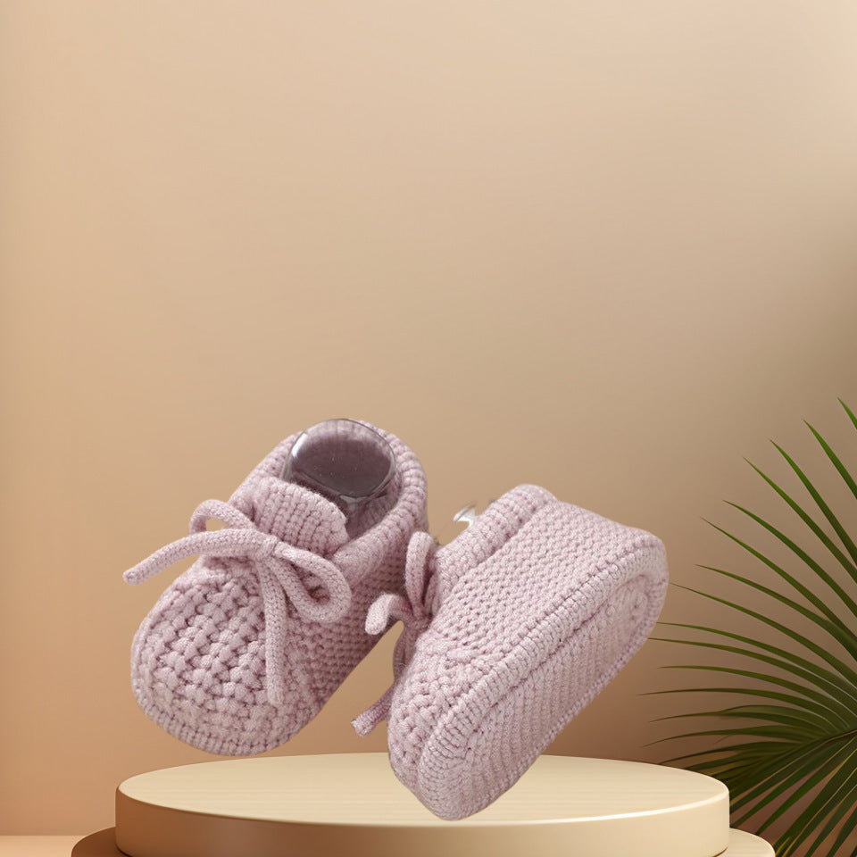 Handmade Baby Toddler Shoes with Soft Sock Design