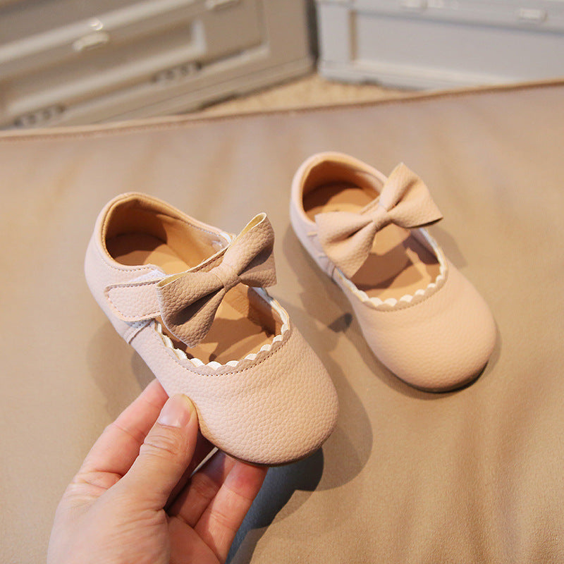 Butterfly Princess Dress Shoes with Non-Slip Rubber Sole