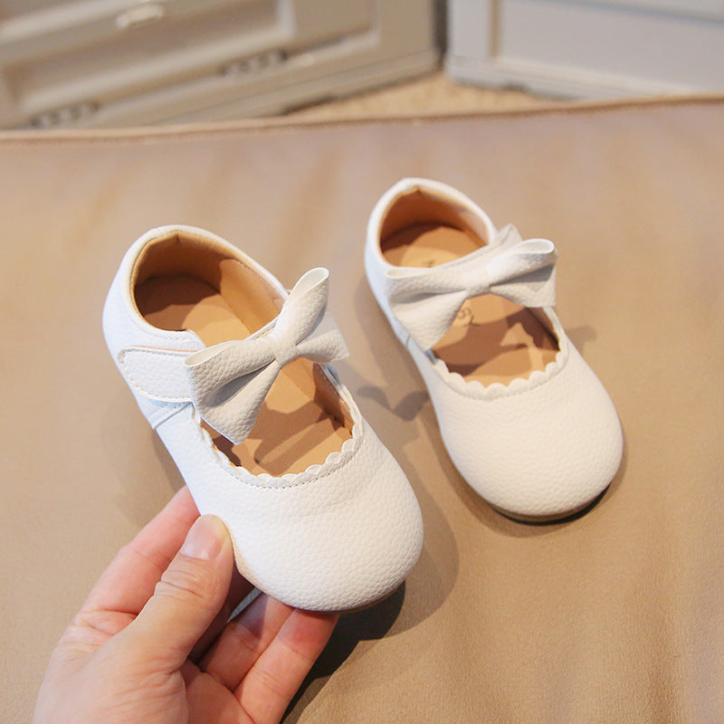 Butterfly Princess Dress Shoes with Non-Slip Rubber Sole