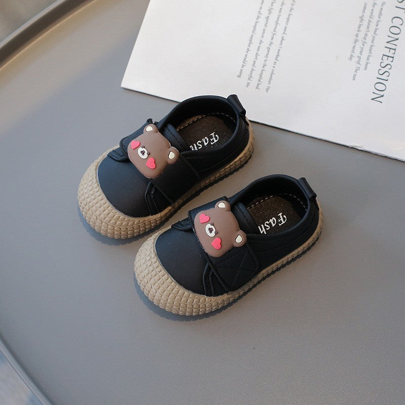 Children's Casual Velcro Canvas Shoes for Everyday Wear