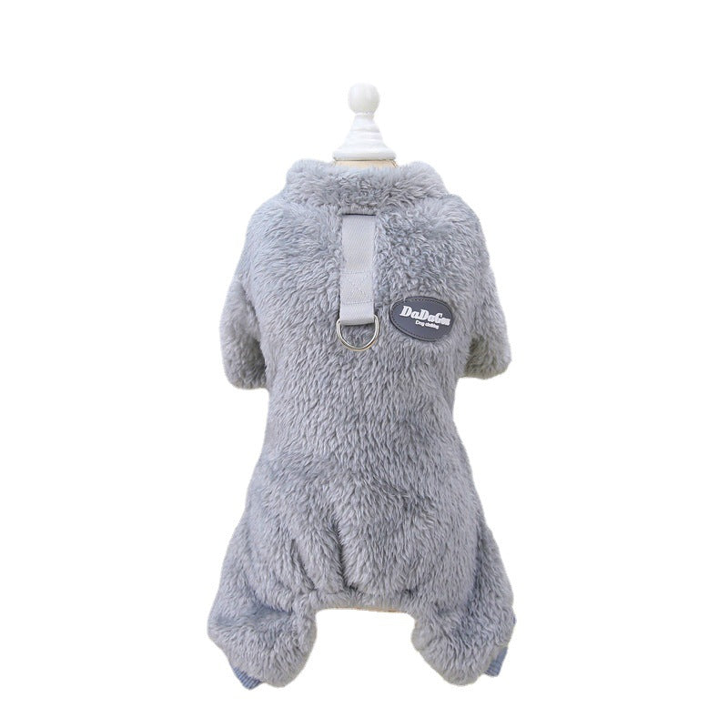 Tricolor Four-Leg Dog Sweater Winter Warm Clothing