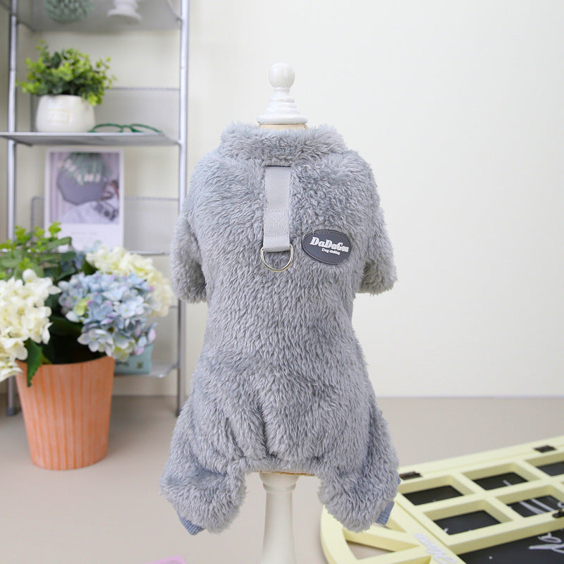 Tricolor Four-Leg Dog Sweater Winter Warm Clothing