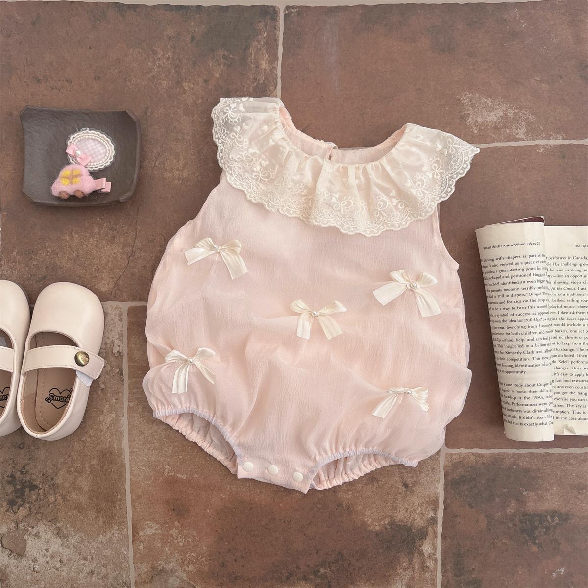 Baby Girls Summer Thin Lightweight Clothing Outfit Set