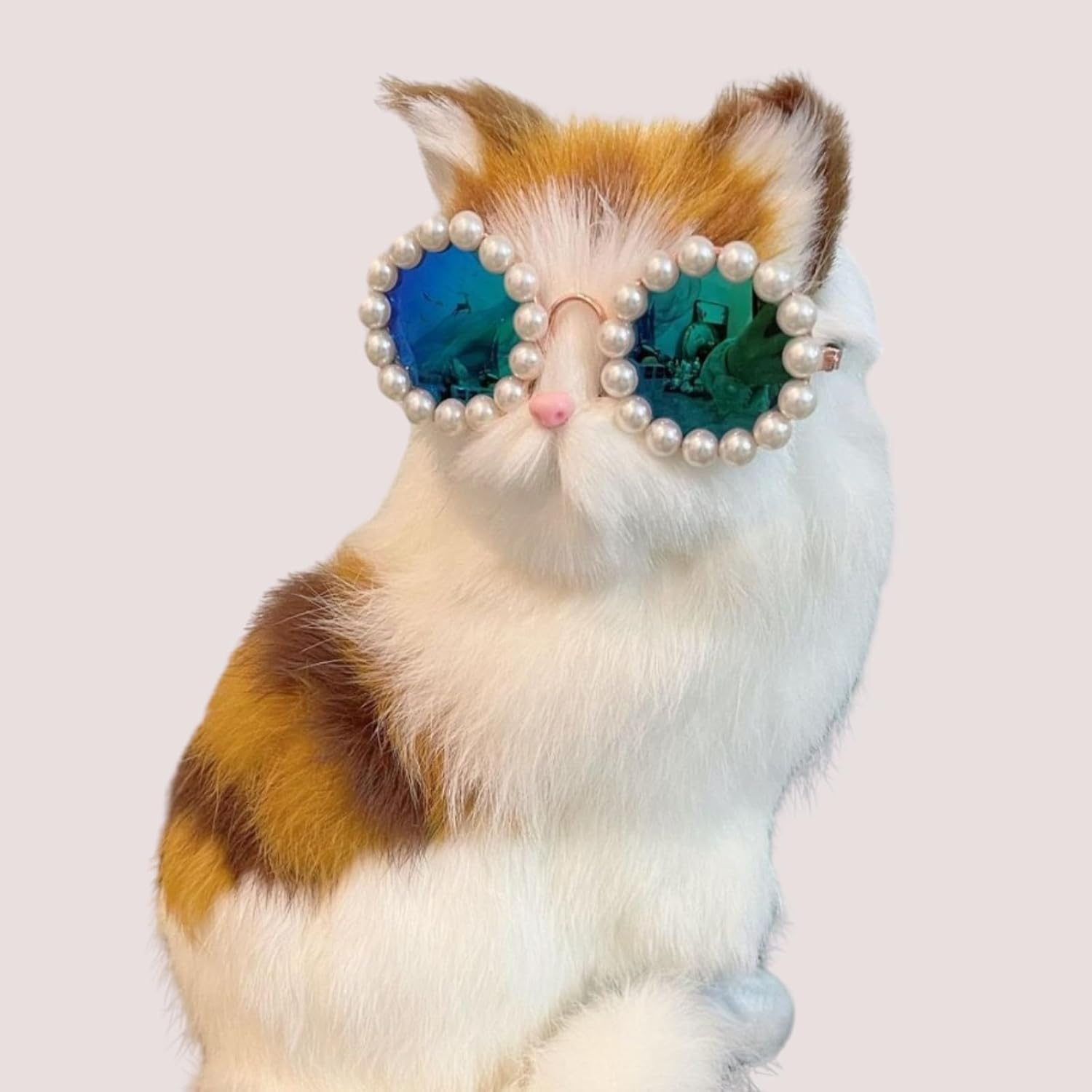 Pet Pearl Sunglasses Costume for Dogs and Cats