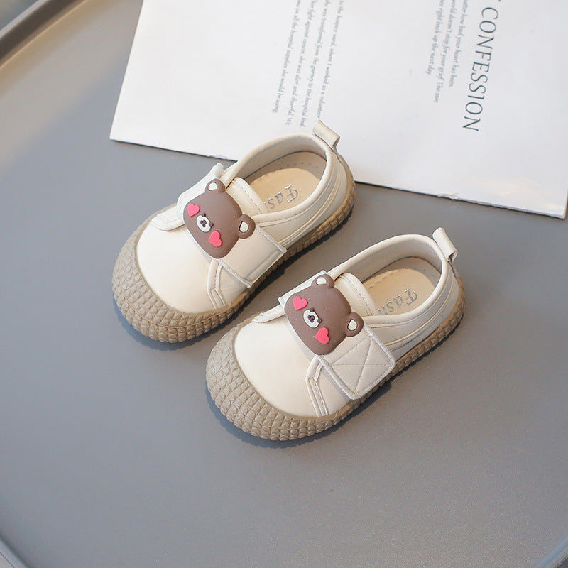 Children's Casual Velcro Canvas Shoes for Everyday Wear