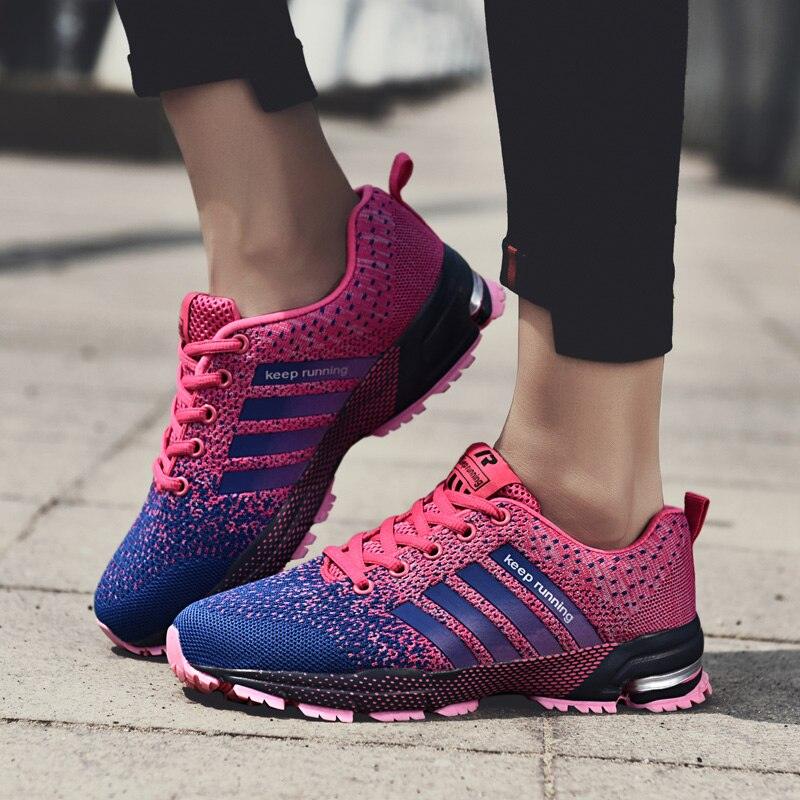 Unisex Breathable Athletic Running Walking Fashion Sneakers