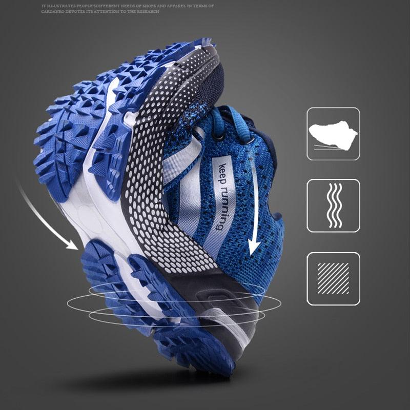 Unisex Breathable Athletic Running Walking Fashion Sneakers