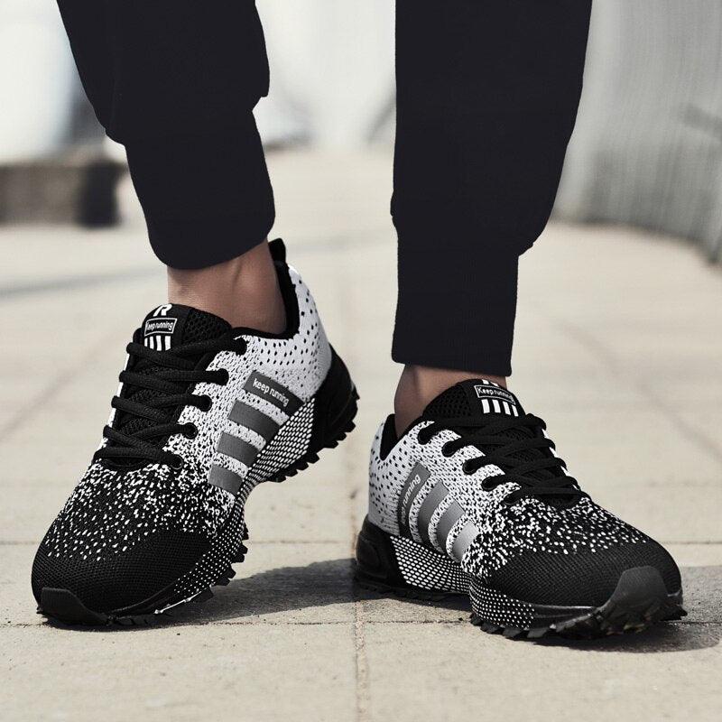 Unisex Breathable Athletic Running Walking Fashion Sneakers