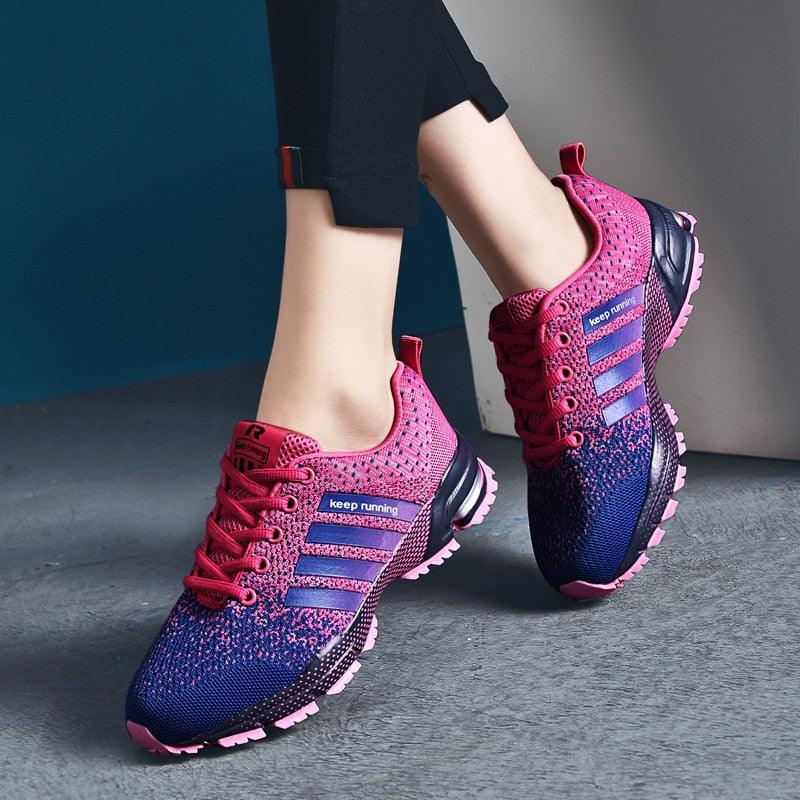 Unisex Breathable Athletic Running Walking Fashion Sneakers