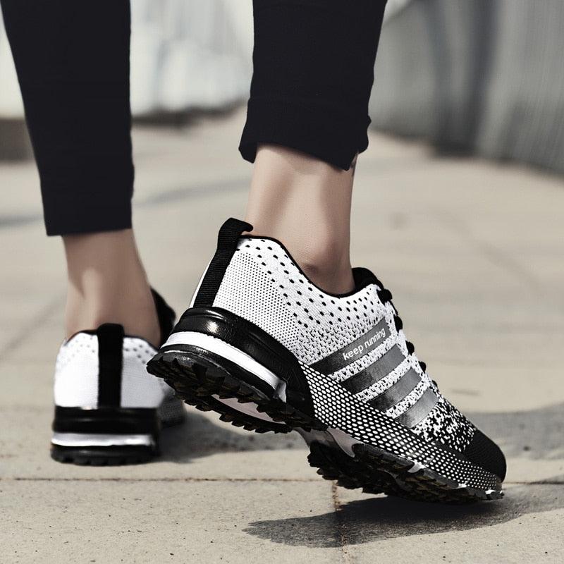 Unisex Breathable Athletic Running Walking Fashion Sneakers