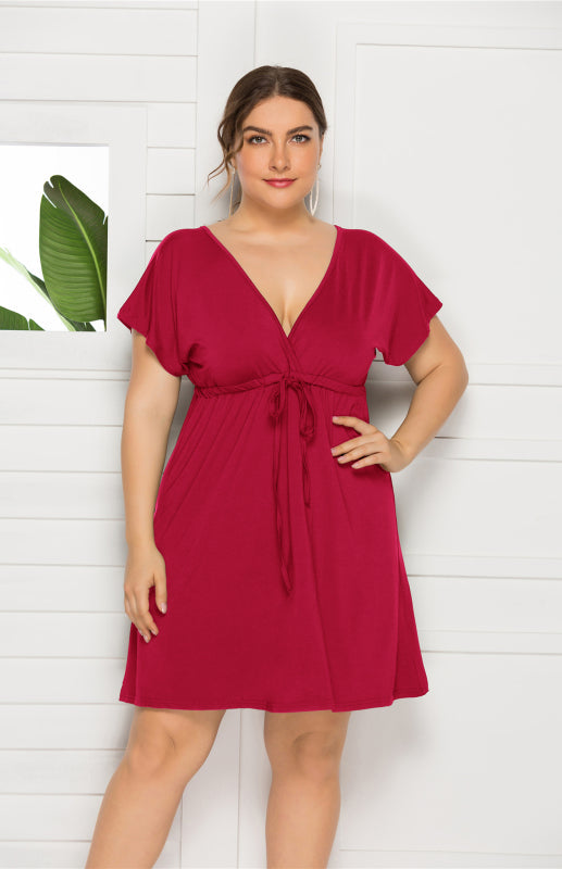 High Elasticity Solid Casual Spring Summer Maternity Dress