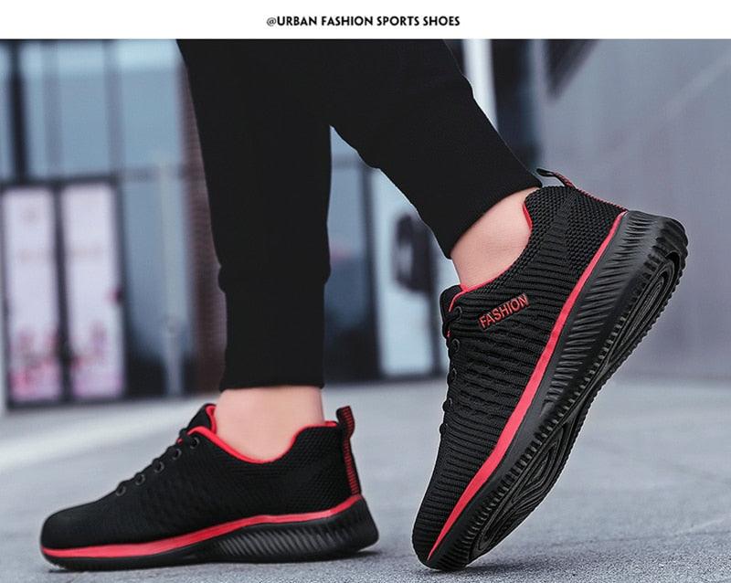 Men's Breathable Mesh Running Walking Casual Sport Sneakers