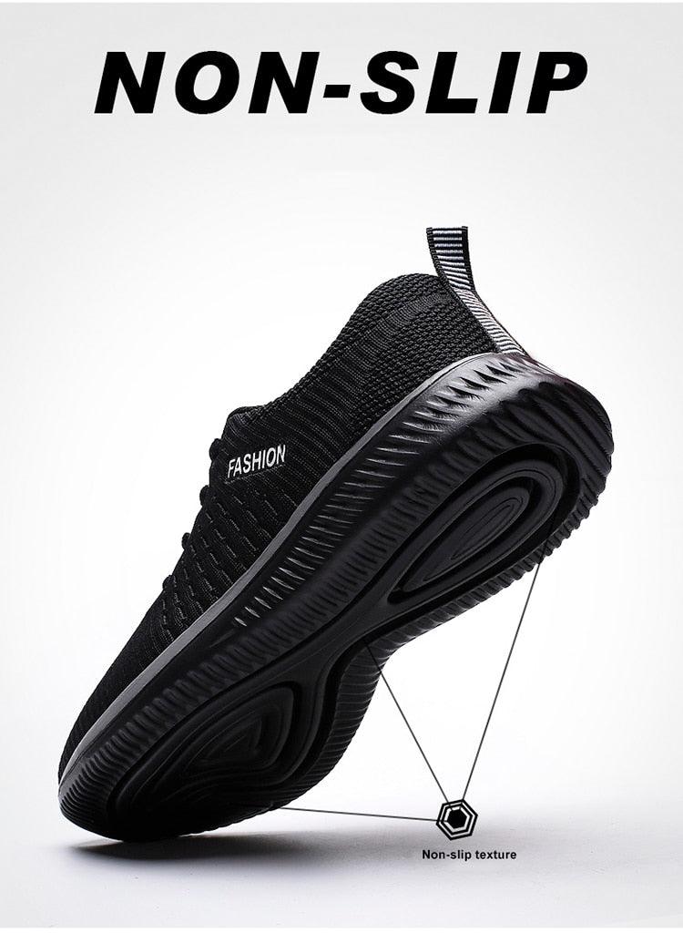 Men's Breathable Mesh Running Walking Casual Sport Sneakers