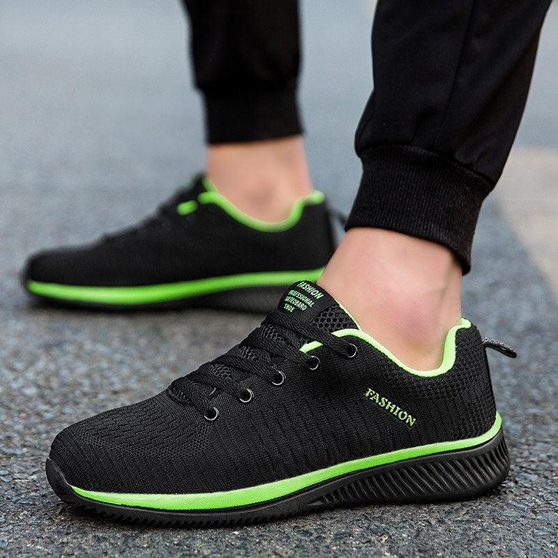 Men's Breathable Mesh Running Walking Casual Sport Sneakers