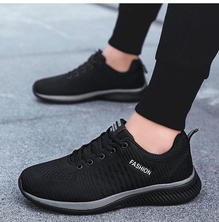 Men's Breathable Mesh Running Walking Casual Sport Sneakers