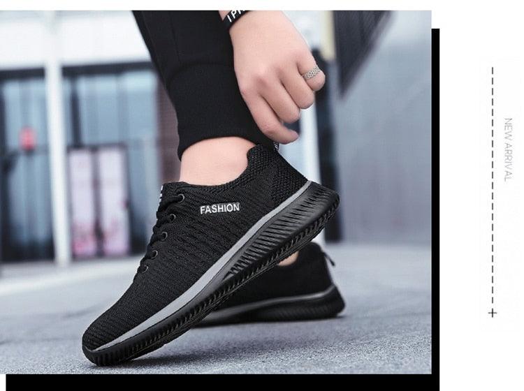Men's Breathable Mesh Running Walking Casual Sport Sneakers