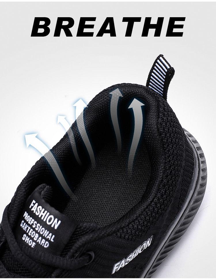 Men's Breathable Mesh Running Walking Casual Sport Sneakers