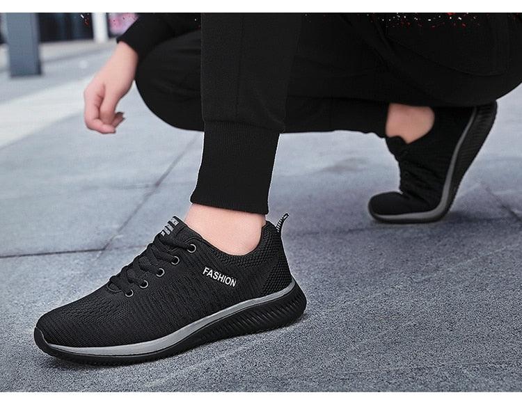 Men's Breathable Mesh Running Walking Casual Sport Sneakers