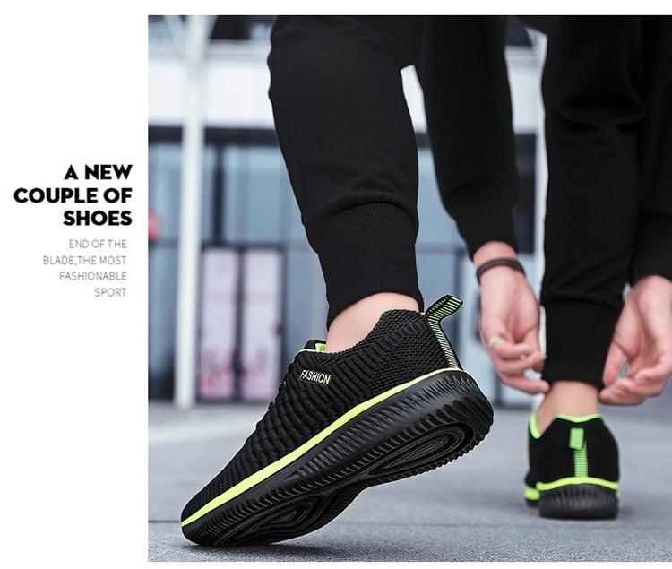 Men's Breathable Mesh Running Walking Casual Sport Sneakers