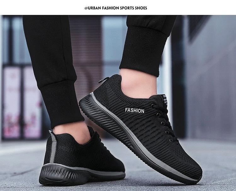Men's Breathable Mesh Running Walking Casual Sport Sneakers