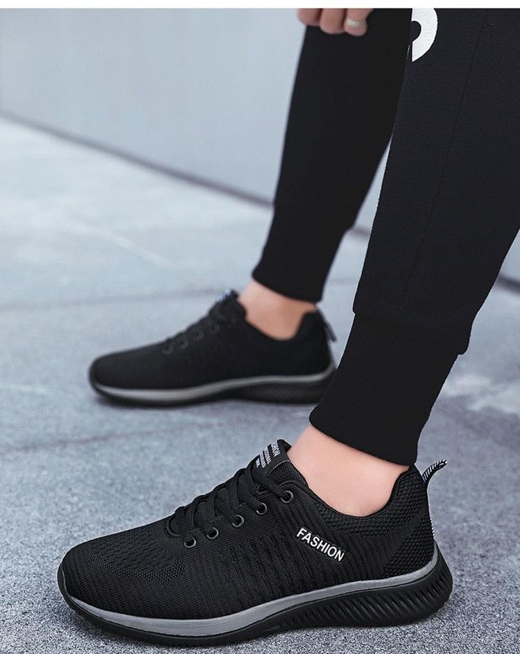 Men's Breathable Mesh Running Walking Casual Sport Sneakers