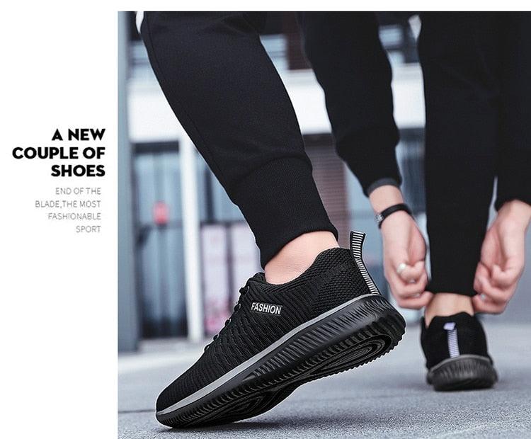 Men's Breathable Mesh Running Walking Casual Sport Sneakers