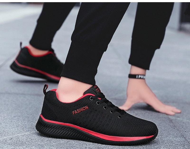 Men's Breathable Mesh Running Walking Casual Sport Sneakers