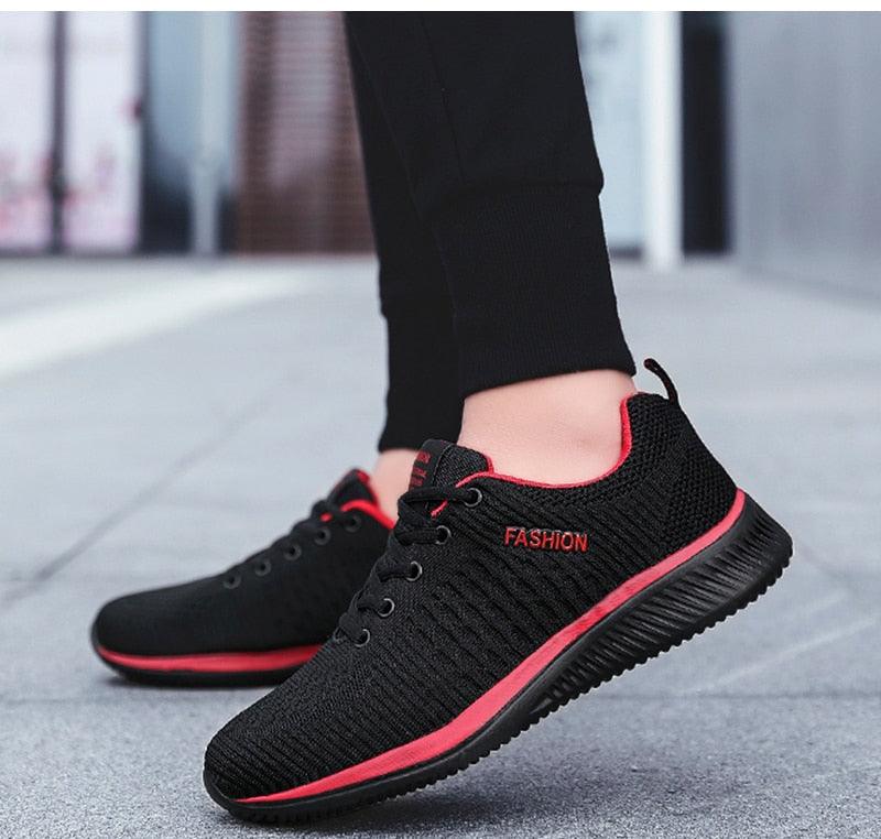 Men's Breathable Mesh Running Walking Casual Sport Sneakers
