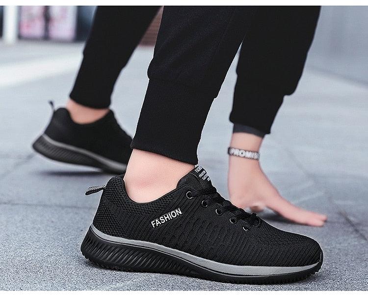 Men's Breathable Mesh Running Walking Casual Sport Sneakers