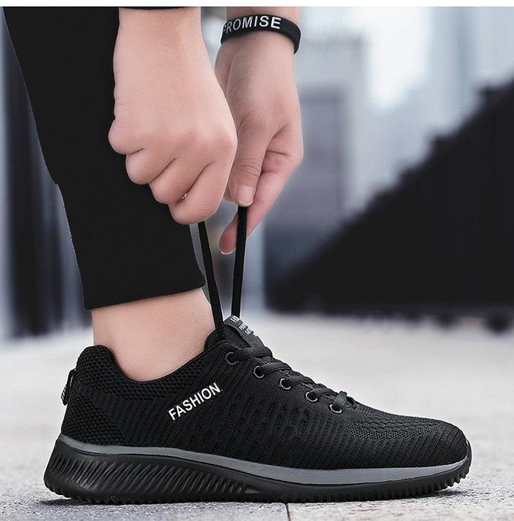 Men's Breathable Mesh Running Walking Casual Sport Sneakers