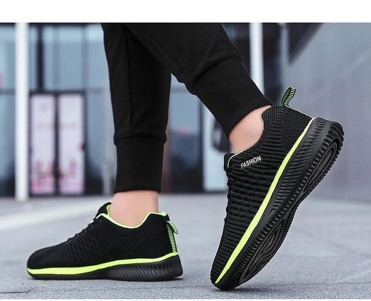 Men's Breathable Mesh Running Walking Casual Sport Sneakers